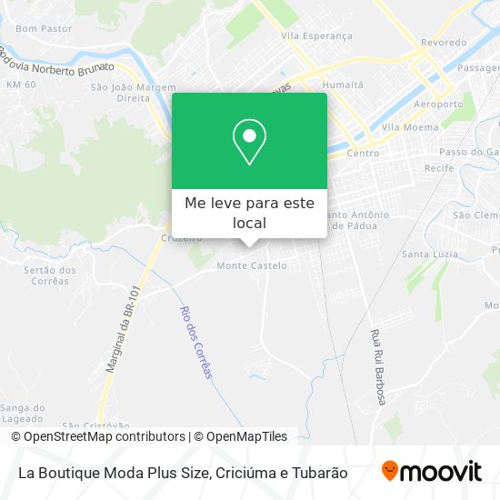 La Boutique Moda Plus Size mapa