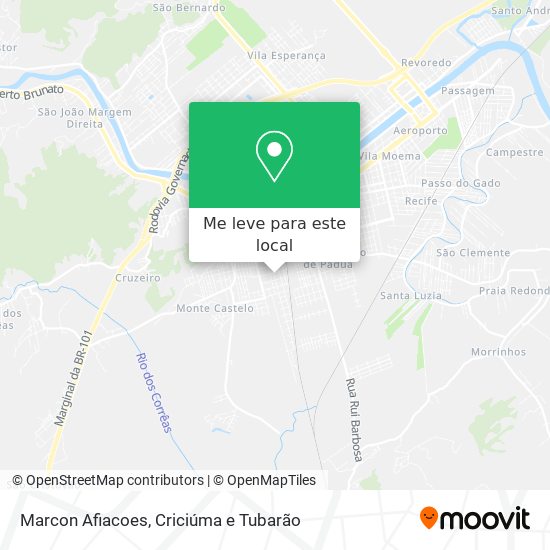 Marcon Afiacoes mapa