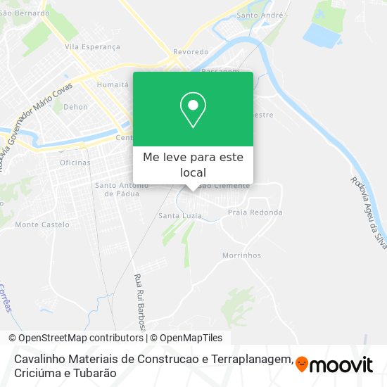 Cavalinho Materiais de Construcao e Terraplanagem mapa