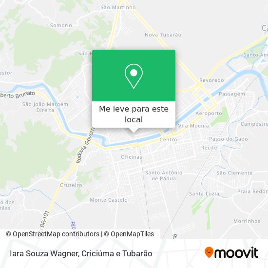 Iara Souza Wagner mapa