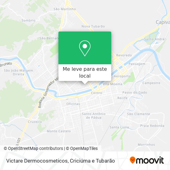 Victare Dermocosmeticos mapa