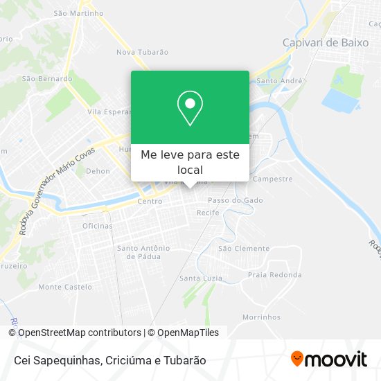 Cei Sapequinhas mapa