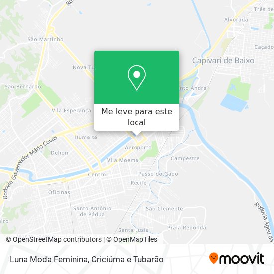 Luna Moda Feminina mapa