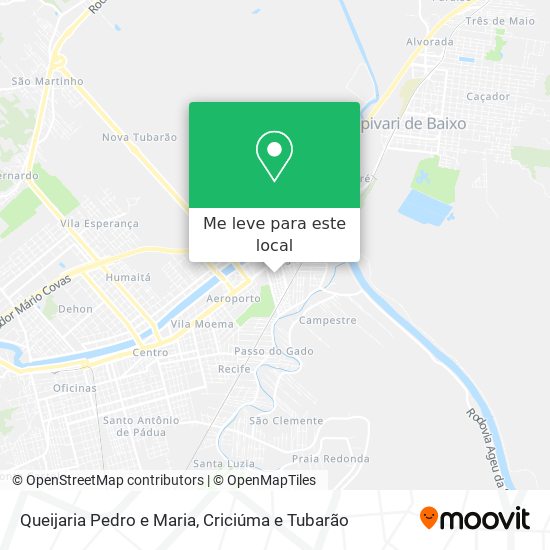 Queijaria Pedro e Maria mapa