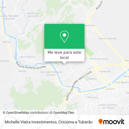 Michelle Vieira Investimentos mapa