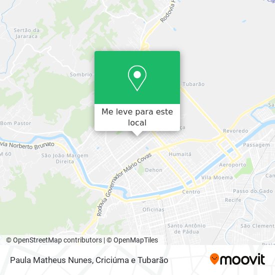 Paula Matheus Nunes mapa