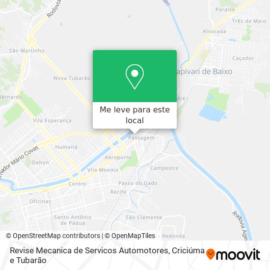 Revise Mecanica de Servicos Automotores mapa