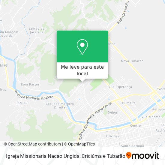 Igreja Missionaria Nacao Ungida mapa