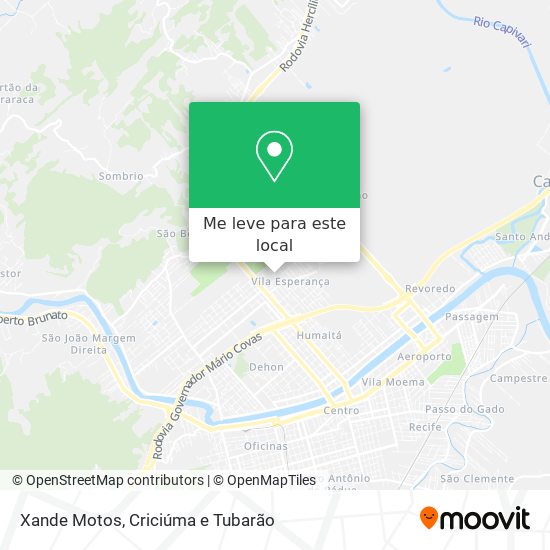 Xande Motos mapa