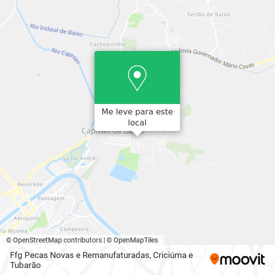 Ffg Pecas Novas e Remanufaturadas mapa