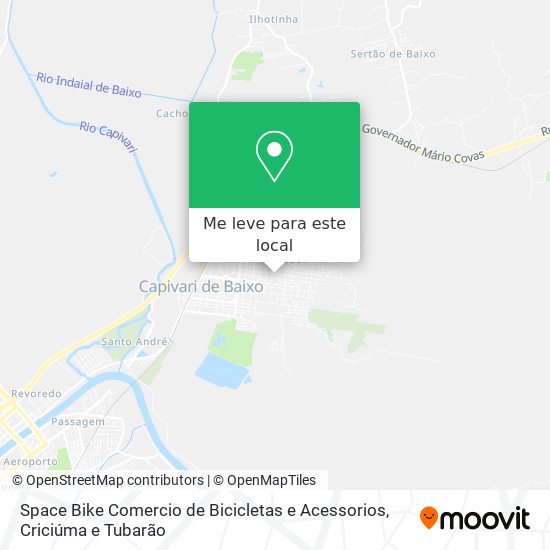 Space Bike Comercio de Bicicletas e Acessorios mapa