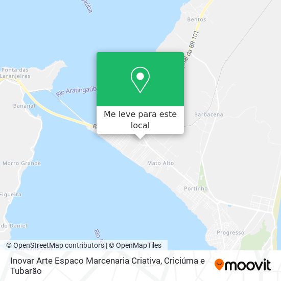 Inovar Arte Espaco Marcenaria Criativa mapa