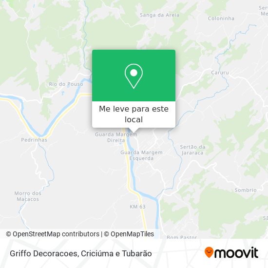 Griffo Decoracoes mapa