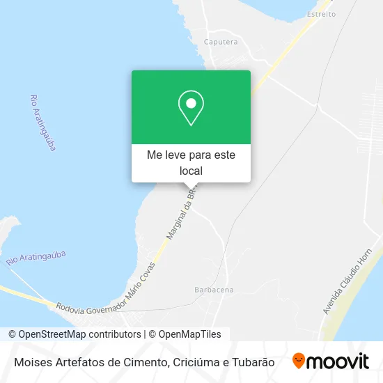 Moises Artefatos de Cimento mapa