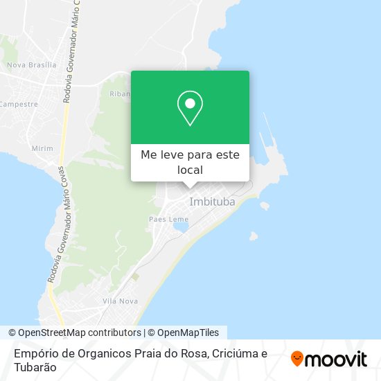 Empório de Organicos Praia do Rosa mapa