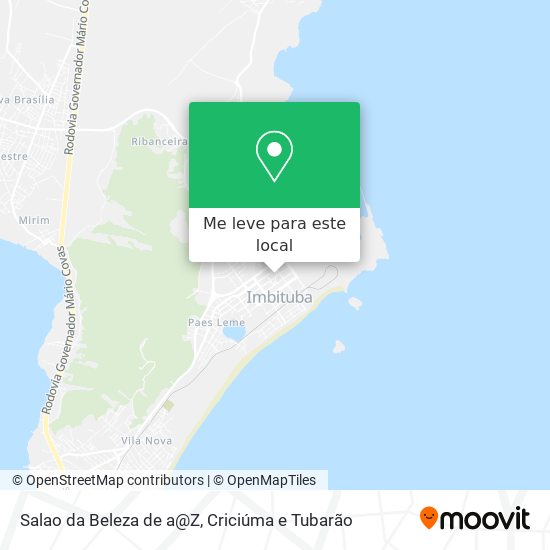 Salao da Beleza de a@Z mapa