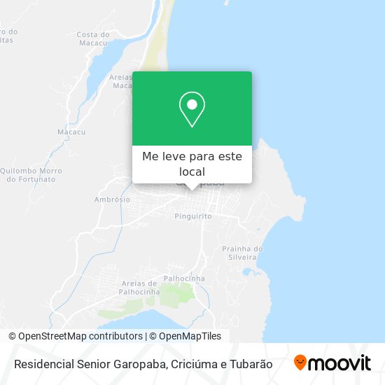 Residencial Senior Garopaba mapa