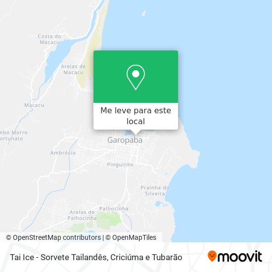 Tai Ice - Sorvete Tailandês mapa