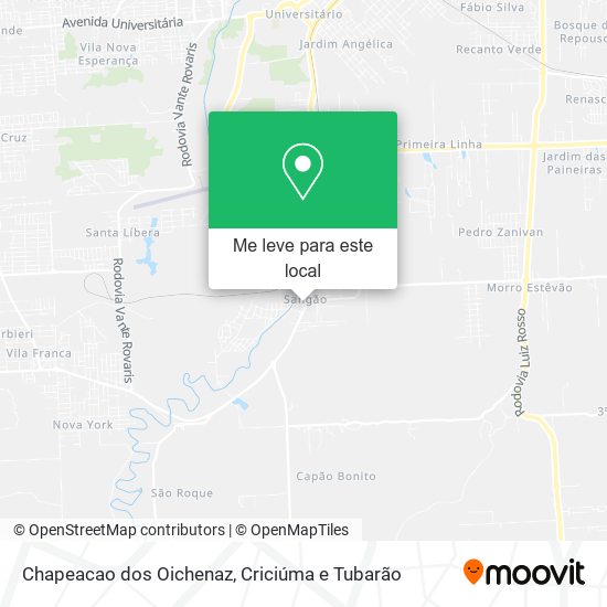 Chapeacao dos Oichenaz mapa