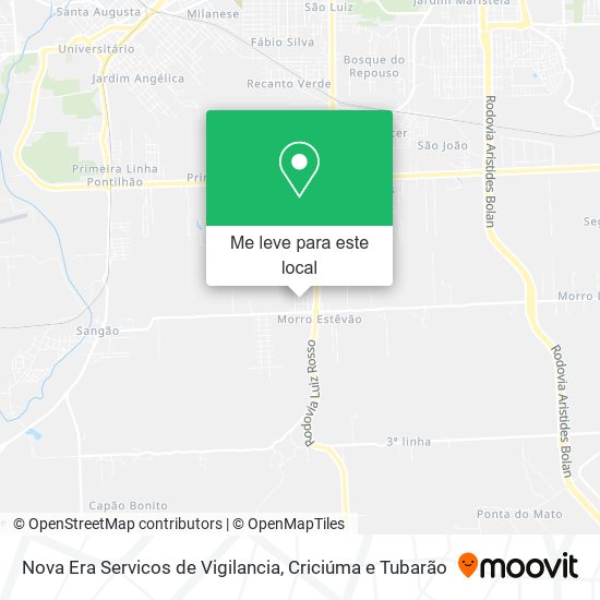 Nova Era Servicos de Vigilancia mapa