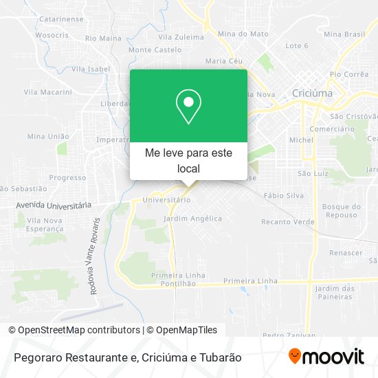 Pegoraro Restaurante e mapa
