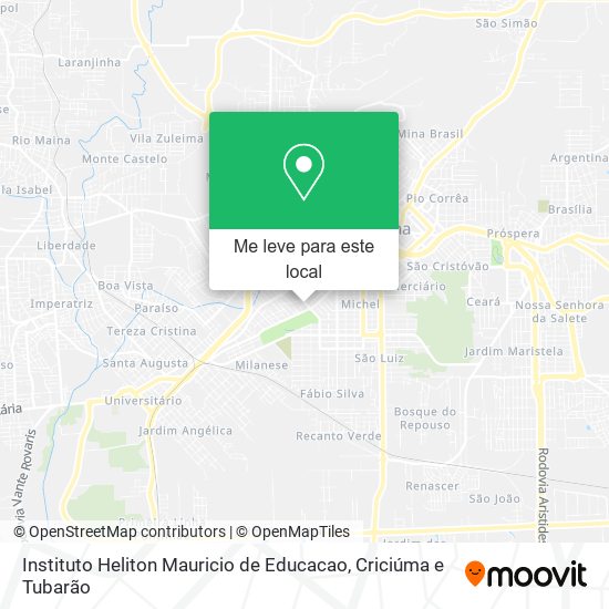 Instituto Heliton Mauricio de Educacao mapa