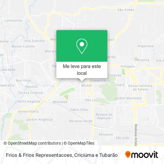 Frios & Frios Representacoes mapa