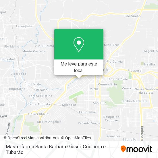 Masterfarma Santa Barbara Giassi mapa