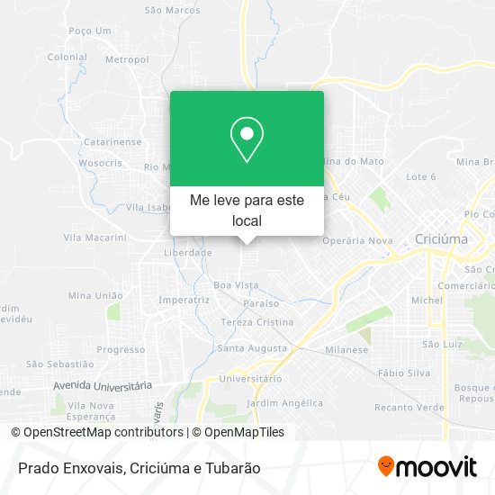 Prado Enxovais mapa