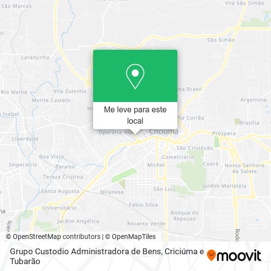 Grupo Custodio Administradora de Bens mapa