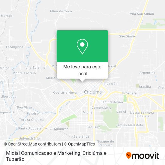 Midial Comunicacao e Marketing mapa