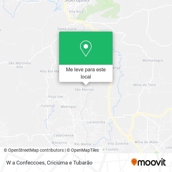 W a Confeccoes mapa