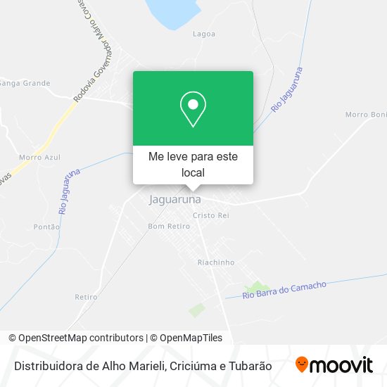 Distribuidora de Alho Marieli mapa