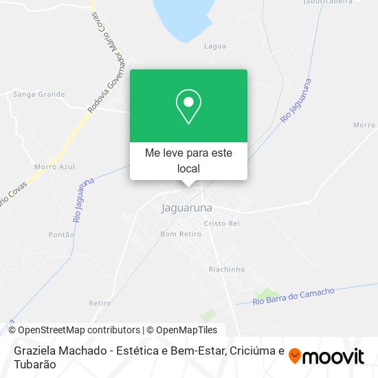 Graziela Machado - Estética e Bem-Estar mapa