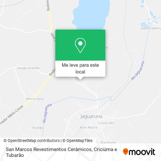 San Marcos Revestimentos Cerâmicos mapa