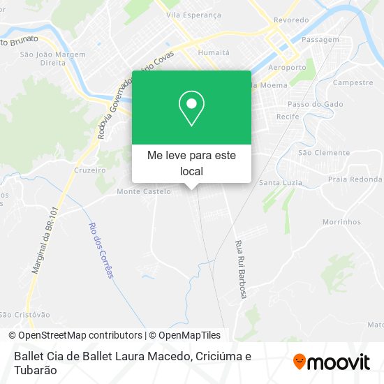 Ballet Cia de Ballet Laura Macedo mapa