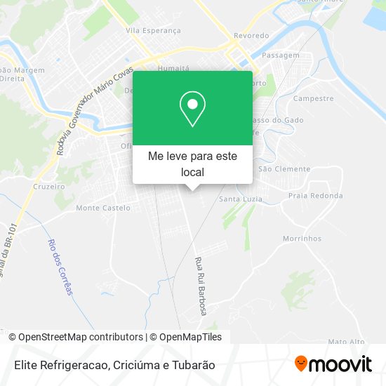 Elite Refrigeracao mapa