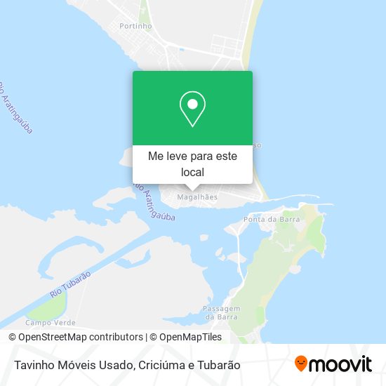 Tavinho Móveis Usado mapa
