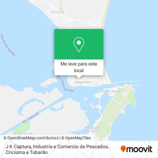 J K Captura, Industria e Comercio de Pescados mapa