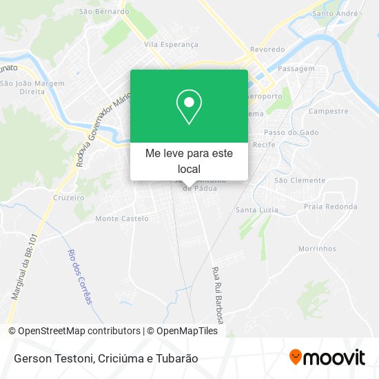 Gerson Testoni mapa