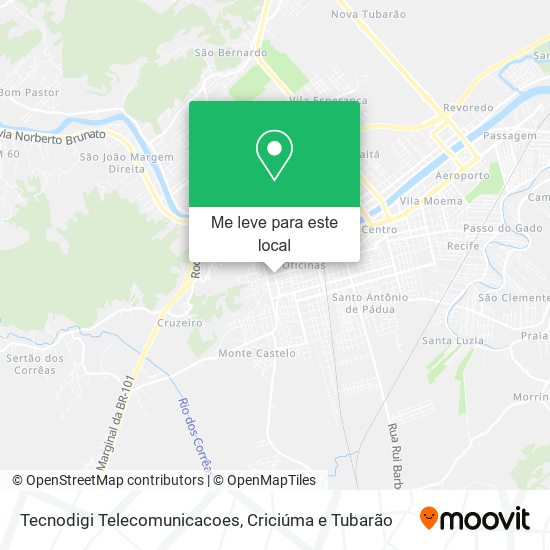 Tecnodigi Telecomunicacoes mapa