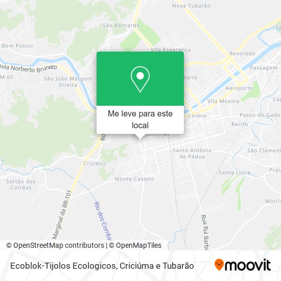 Ecoblok-Tijolos Ecologicos mapa