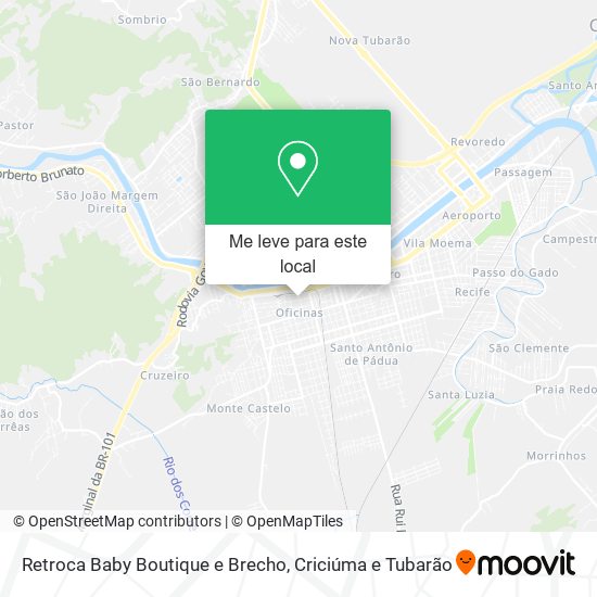 Retroca Baby Boutique e Brecho mapa