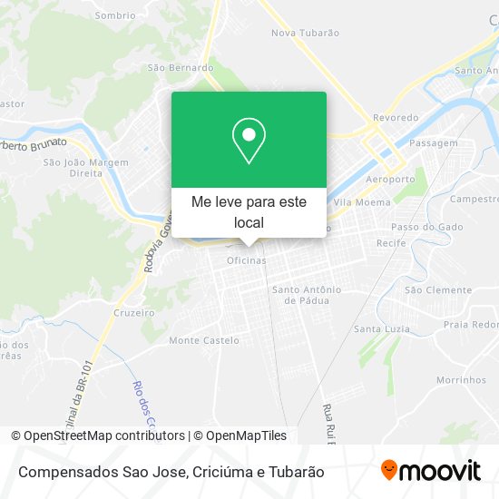 Compensados Sao Jose mapa