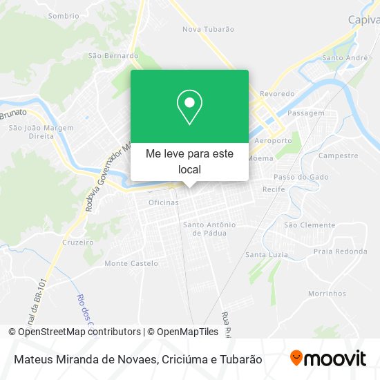 Mateus Miranda de Novaes mapa