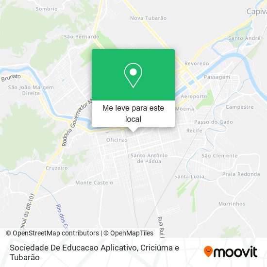 Sociedade De Educacao Aplicativo mapa