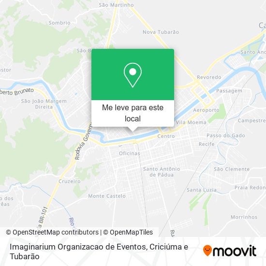 Imaginarium Organizacao de Eventos mapa