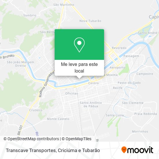 Transcave Transportes mapa