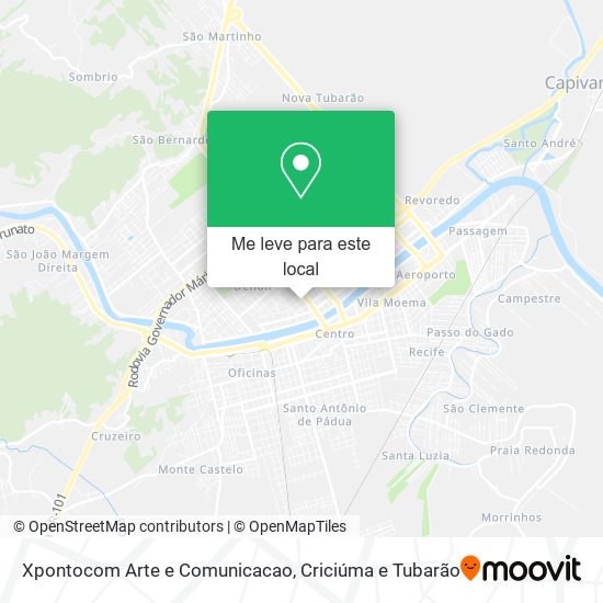 Xpontocom Arte e Comunicacao mapa