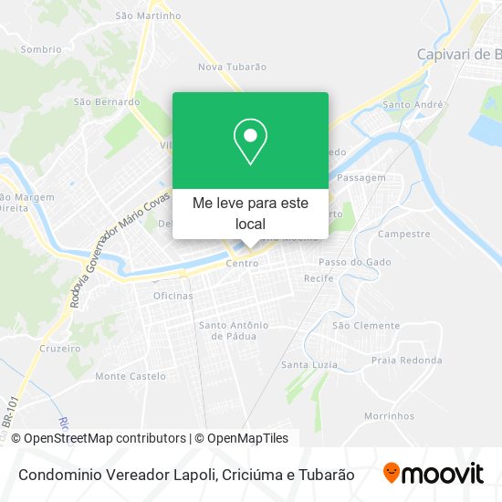 Condominio Vereador Lapoli mapa